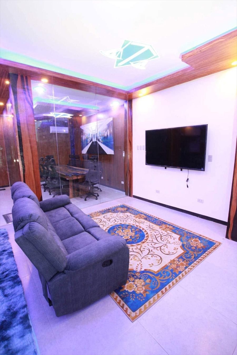 Reception and work area at the Pampanga office