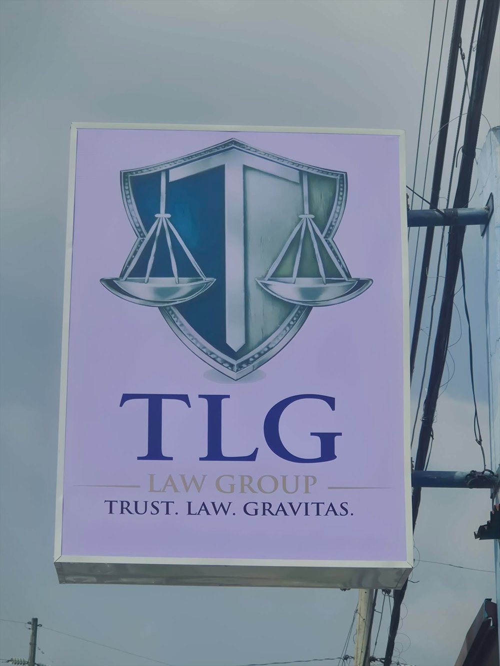TLG Law Group signboard outside the Concepcion office